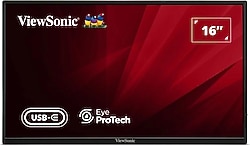 ViewSonic VA1650 16" 7 ms Full HD IPS 60 Hz Taşinabilir Monitör
