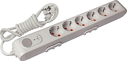 Viko Multi-Let 90117631 1050 Joule Anahtarlı 1.5 m 6'lı 2 Adet Akım Korumalı Priz