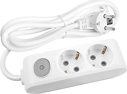 Viko Multi-let 90117202 Topraklı Anahtarlı Beyaz 2 m 2'li Priz