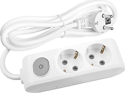 Viko Multi-let 90117205 Topraklı Anahtarlı Beyaz 5 m 2'li Priz