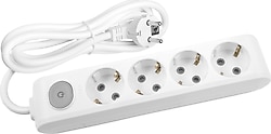 Viko Multi-let 90117403 Topraklı Anahtarlı Beyaz 3 m 4'lü Priz