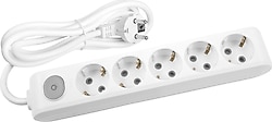 Viko Multi-let 90117501 Topraklı Anahtarlı Beyaz 1 m 5'li Priz
