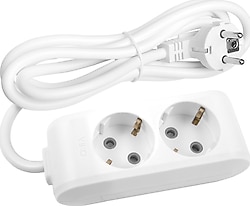 Viko Multi-let 90113202 Topraklı Beyaz 2 m 2'li Priz