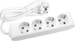 Viko Multi-let 90113403 Topraklı Beyaz 3 m 4'lü Priz