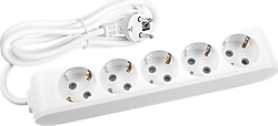 Viko Multi-let 90113503 Topraklı Beyaz 3 m 5'li Priz