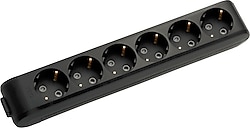 Viko Multi-let 90133600 Topraklı Kablosuz Siyah 6'lı Priz