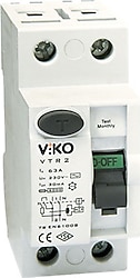 Viko VTR2-6330 2x63 A 30 mA AC Tipi Kaçak Akım Rölesi