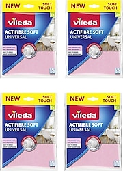 Vileda Actifibre Soft Universal Temizlik Bezi 2'li 4 Adet