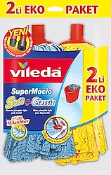 Vileda Supermocio Soft + Klasik 2'li Yedek Paspas