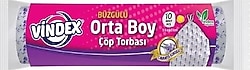 Vindex Lavanta Kokulu Büzgülü Orta Boy Çöp Torbası 10'lu