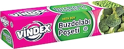 Vindex Orta Boy Buzdolabı Poşeti 20'li