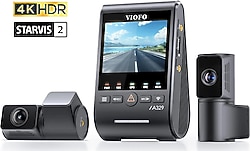 Viofo A329T 3 Kameralı Araç Kamerası Seti