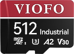 Viofo High Endurance Class 10 UHS-I U3 A2 V30 512 GB Micro SD Kartı