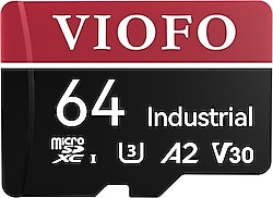 Viofo High Endurance Class 10 UHS-I U3 A2 V30 64 GB Micro SD Kartı