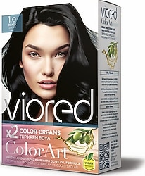 Viored Colorart 1.0 Siyah Set Saç Boyası