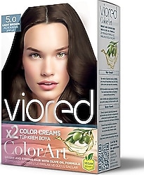 Viored Colorart 5.0 Açık Kahve Set Saç Boyası
