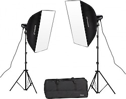 Visico VL-400 II Plus Elfin 2'li Paraflaş Seti