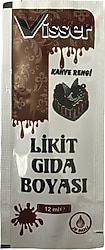 Visser Kahverengi 12 ml Likit Gıda Boyası