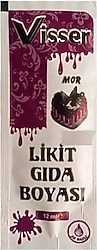 Visser Mor 12 ml Likit Gıda Boyası