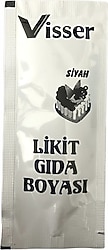Visser Siyah 12 ml Likit Gıda Boyası