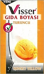 Visser Turuncu 9 gr Toz Gıda Boyası