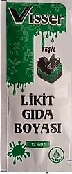 Visser Yeşil 12 ml Likit Gıda Boyası