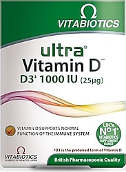Vitabiotics Ultra Vitamin D3 1000 IU 96 Tablet