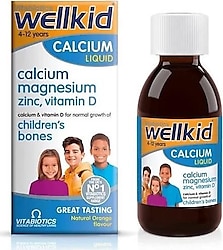 Vitabiotics Wellkid Calcium Liquid Şurup 150 ml