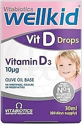 Vitabiotics Wellkid Vit D Drops Vitamin D3 30 ml