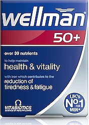 Vitabiotics Wellman 50+ 30 Tablet