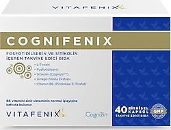 Vitafenix Cognifenix Fosfatidilserin Sitikolin 40 Kapsül