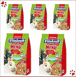 Vitakraft Premium 1 kg 5'li Tavşan Yemi