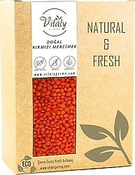 Vitaly Gurme Doğal Kırmızı Mercimek 500 gr