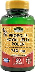 Vitapol Propolis Arı Sütü Polen 750 mg 60 Kapsül