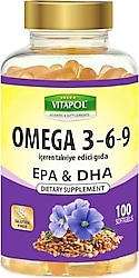 Vitapol Omega 3-6-9 Balık Yağı 100 Softgel