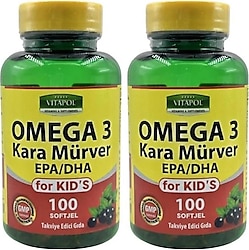 Vitapol Omega 3 Kids Balık Yağı 100 Kapsül 2'li