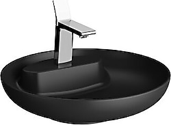 VitrA 5880B483-0563 Memoria 50x51 cm Çanak Lavabo - Mat Siyah