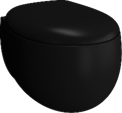 VitrA 5885B483-0559 Memoria Rim-Ex 54 cm Asma Klozet - Mat Siyah