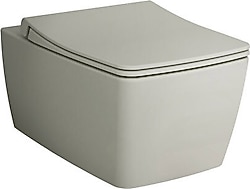VitrA 7672B020-0559 Metropole Sıva Altı 56 cm Asma Klozet - Mat Bej