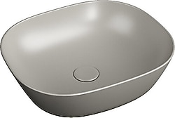 VitrA 7810B420-0016 Plural 45 cm Kare Alçak Çanak Lavabo - Mat Bej