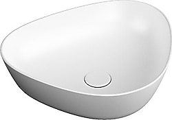 VitrA 7812B401-0016 Plural 45 cm Üçgen Alçak Çanak Lavabo - Mat Beyaz