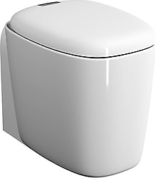 VitrA 7815B403-0090 Plural Rim-Ex Duvara Dayalı Yerden Klozet - Beyaz