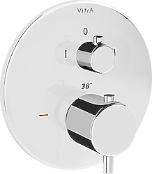 VitrA Origin A42671 Termostatik Ankastre Krom Banyo Bataryası