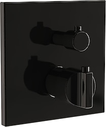 VitrA Suit A4287339 V-Box Siyah Sıva Üstü Ankastre Duş Bataryası