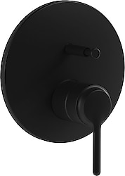 VitrA Origin Classic A4289536 Mat Siyah Sıva Üstü Ankastre Banyo Bataryası