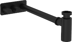 VitrA A4515636 Origin Mat Siyah Lavabo Sifonu