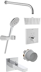VitrA AquaControl Square A49294 Ankastre Termostatik Duş Seti