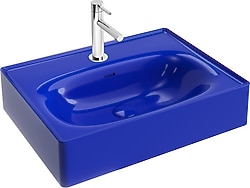 Vitra Equal 7241B440-0001 60 cm Lavabo İndigo Mavi