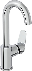 VitrA Flow Round A43152 Döner Borulu Krom Lavabo Bataryası