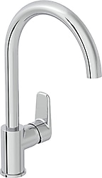 Artema Flow Soft A43419 C Tipi Krom Mutfak Bataryası
